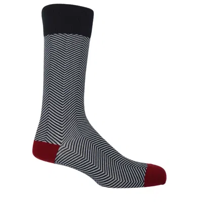 Peper Harow - Made In England Men's Lux Taylor Men's Socks – Black