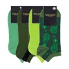 Peper Harow - Made In England Men's Men's Organic Trainer Socks Bundle – Green