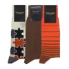 Peper Harow - Made In England Men's Men's Socks Bundle - Brown In Brown