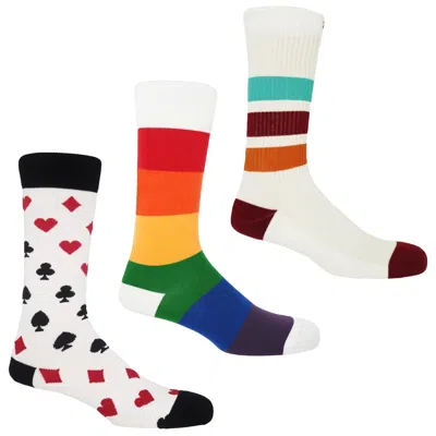 Peper Harow - Made In England Men's Men's Socks Bundle - White