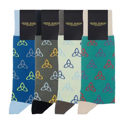 Peper Harow - Made In England Men's Men's Socks Bundle – Tri In Blue