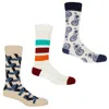 Peper Harow - Made In England Men's Neutrals Men's Organic Socks Bundle – Beige In Beige
