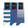 Peper Harow - Made In England Men's Organic Socks Bundle - Blue In Blue