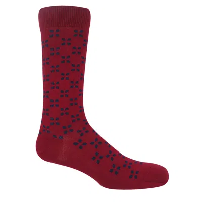 Peper Harow - Made In England Men's Red Cambridge Men's Socks – Burgundy
