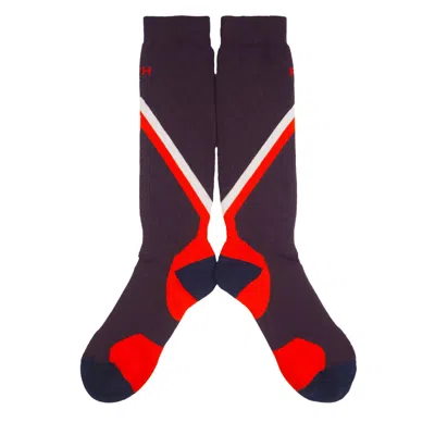 Peper Harow - Made In England Men's Ski Socks - Purple