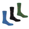 Peper Harow - Made In England Men's Socks Bundle – Post Box In Multi