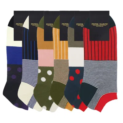 Peper Harow - Made In England Men's Trainer Socks Bundle - Mayfair & Oxford