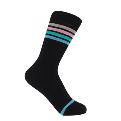 Peper Harow - Made In England Mix Tape Women's Socks – Black