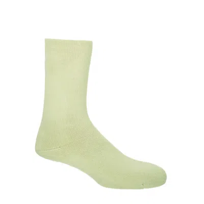 Peper Harow - Made In England Neutrals Plain Men's Bed Socks – Cream In White
