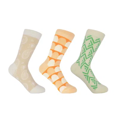 Peper Harow - Made In England Neutrals Women's Organic Socks Bundle – Beige