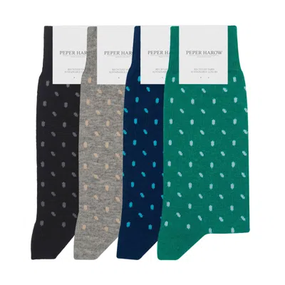 Peper Harow - Made In England Notting Hill Men's Socks Bundle In Black