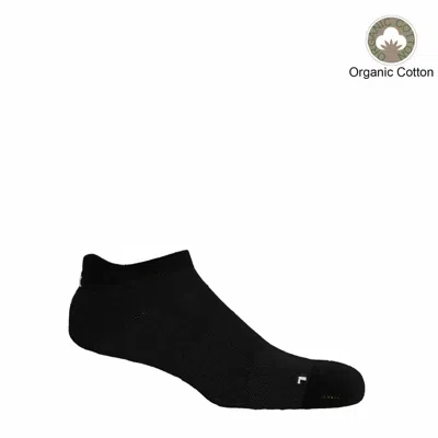 Peper Harow - Made In England Organic Men's Trainer Sport Socks – Black