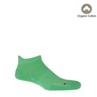 Peper Harow - Made In England Organic Men's Trainer Sport Socks – Green