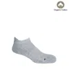 Peper Harow - Made In England Organic Men's Trainer Sport Socks – Grey