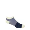 Peper Harow - Made In England Oxford Stripe Men's Trainer Socks – Black