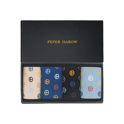 Peper Harow - Made In England Peace Men's Gift Box In Blue