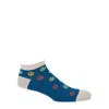 Peper Harow - Made In England Peace Men's Trainer Socks – Blue