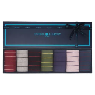 Peper Harow - Made In England Pin Stripe Men's Gift Box
