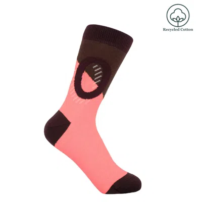 Peper Harow - Made In England Pink Alphabet Women's Socks – O