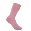 Peper Harow - Made In England Pink / Purple Plain Women's Bed Socks – Pink