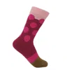 Peper Harow - Made In England Pink Raspberry Eleanor Women's Socks In Pink