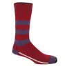 Peper Harow - Made In England Red Equilibrium Men's Organic Socks In Red