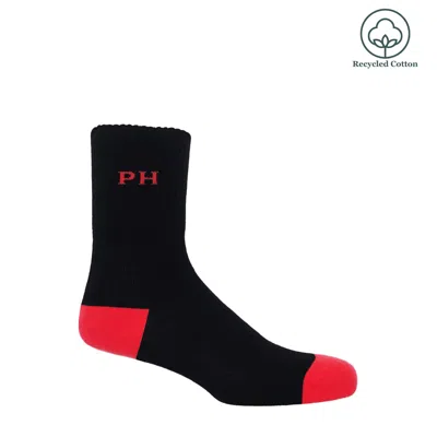 Peper Harow - Made In England Reversible Men's Sport Socks - Black