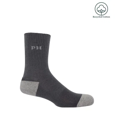Peper Harow - Made In England Reversible Men's Sport Socks - Grey In Gray