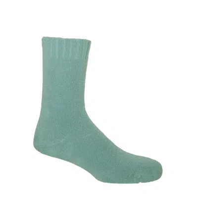 Peper Harow - Made In England Ribbed Cuff Men's Bed Socks – Blue