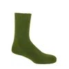 Peper Harow - Made In England Ribbed Cuff Men's Bed Socks – Green