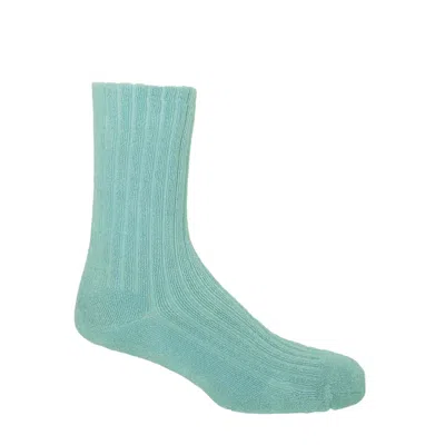 Peper Harow - Made In England Ribbed Men's Bed Socks – Blue