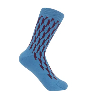 Peper Harow - Made In England Scooby Women's Socks – Blue