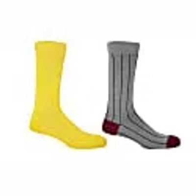 Peper Harow - Made In England Sunshine Classic & Ash Pin Stripe Men's Socks