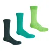 Peper Harow - Made In England Three Pack Essential Men's Socks - Verdant In Blue/green