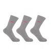 Peper Harow - Made In England Three Pack Recycled Women's Sport Socks – Grey