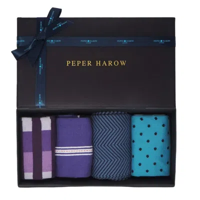Peper Harow - Made In England Twilight Men's Gift Box In Blue/purple