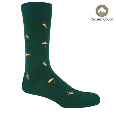 Peper Harow - Made In England Umbrella Men's Socks – Green