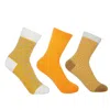 Peper Harow - Made In England Women's Luxury Sock Bundle - Yellow In Yellow