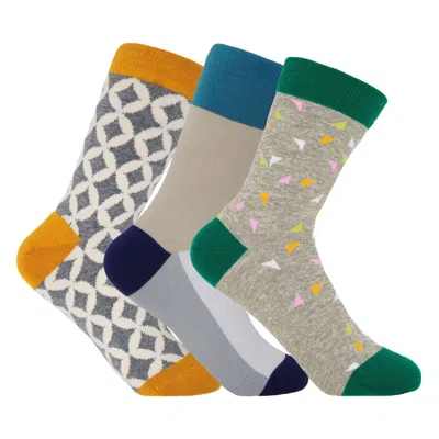 Peper Harow - Made In England Women's Socks Bundle - Grey