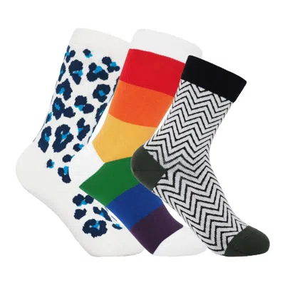 Peper Harow - Made In England Women's Socks Bundle - White