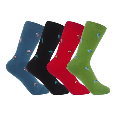 Peper Harow - Made In England Women's Socks Bundle – Umbrella In Multi