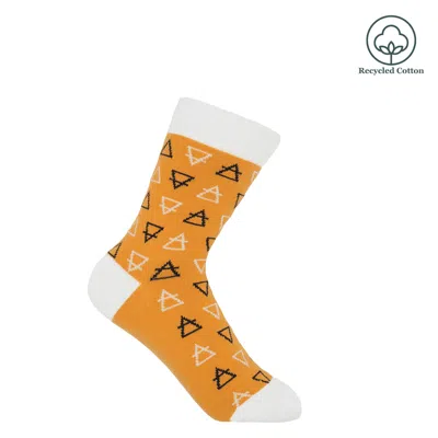 Peper Harow - Made In England Yellow Elements Women's Socks - Mustard