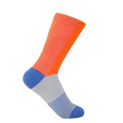 Peper Harow - Made In England Yellow / Orange Tulip Anne Women's Socks In Yellow/orange