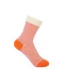 Peper Harow - Made In England Zigzag Women's Socks – Pink In Pink