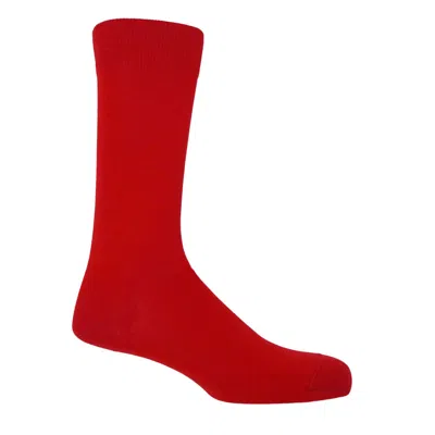 Peper Harow - Made In England Men's Classic Men's Socks – Red