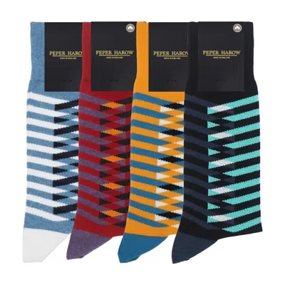 Peper Harow - Made In England Men's Symmetry Organic Men's Socks – Bundle