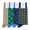 Peper Harow - Made In England Men's Trilateral & Elements Men's Socks – Bundle In Multi