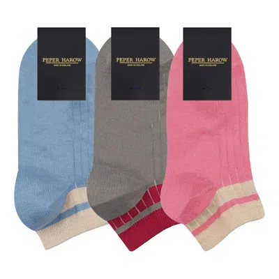 Peper Harow - Made In England Old School Women's Trainer Socks  Bundle In Multi