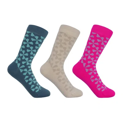 Peper Harow - Made In England Windmill Women's Socks – Bundle In Multi