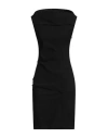 Peperosa Woman Mini Dress Black Size 8 Viscose, Polyamide, Elastane In Black